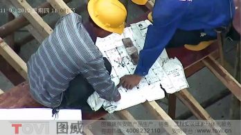 100萬像素-建筑工地塔吊安裝高清高速球超清監(jiān)控建筑作業(yè)